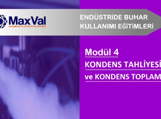  WEBINAR EĞİTİMİ: 4. MODÜL - KONDENS TAHLİYESİ ve KONDENS TOPLAMA